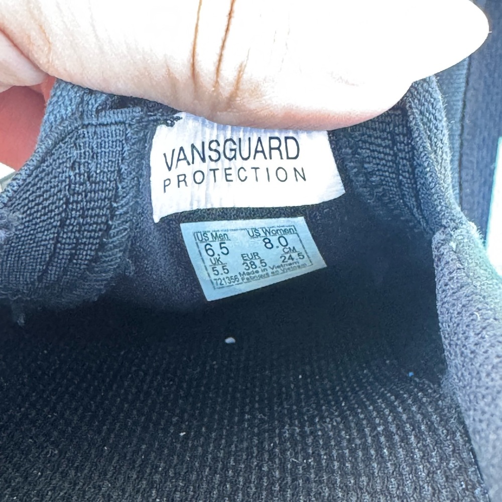 Vans Black Canvas Slip-Ons - Picture 6 of 7